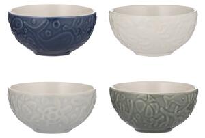 Misky Mason Cash 10 cm set 4 ks Nautical – keramické přípravné misky s námořnickým dekorem na suroviny, dipy a dezerty 2002.161
