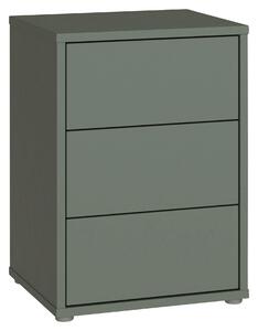 NOČNÍ STOLEK, šalvějově zelená, 50/69/42 cm Carryhome - Online Only noční stolky, Online Only