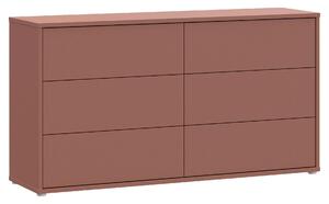 KOMODA, terracotta, 155/83/42 cm Carryhome - Online Only noční stolky, Online Only