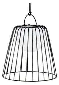 Lindby - Levino LED Přenosné Venkovní Závěsné Svítidlo Černá
