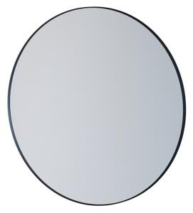 Koupelnové zrcadlo BORGSTED pr. 60 cm černá