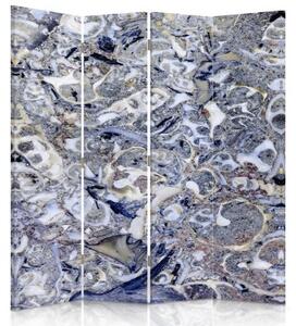 Ozdobný paraván, Mramorová mozaika - 145x170 cm, čtyřdílný, klasický paraván
