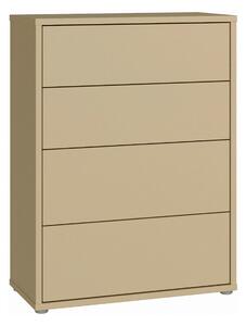 KOMODA, světle žlutá, 75/99/35 cm Carryhome - Online Only noční stolky, Online Only