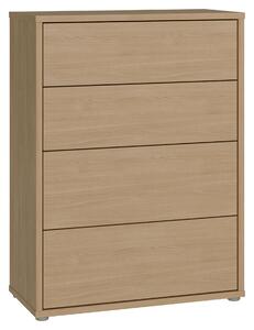 KOMODA, barvy dubu, 75/99/35 cm Carryhome - Online Only noční stolky, Online Only