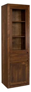 KW401 dřevěná skříň knihovna z buku Drewmax (Kvalitní nábytek z bukového masivu)