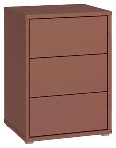 NOČNÍ STOLEK, terracotta, 50/69/42 cm Carryhome - Online Only noční stolky, Online Only