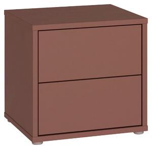 NOČNÍ STOLEK, terracotta, 50/48/42 cm Carryhome - Online Only noční stolky, Online Only