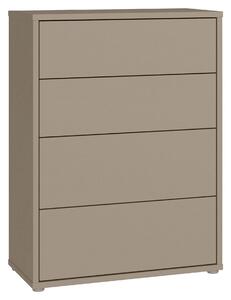 KOMODA, šedohnědá, 75/99/35 cm Carryhome - Online Only noční stolky, Online Only