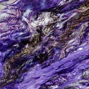 Ozdobný paraván Abstraktní fialová - 180x170 cm, pětidílný, klasický paraván