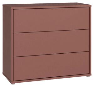 KOMODA, terracotta, 95/83/42 cm Carryhome - Online Only noční stolky, Online Only