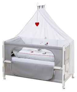 Roba Dětská postýlka Room Bed, 60 x 120 cm (Adam & sova, bílá) (100341028002)