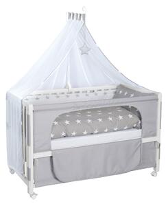 Roba Dětská postýlka Room Bed, 60 x 120 cm (Little Stars, bílá) (100341028003)