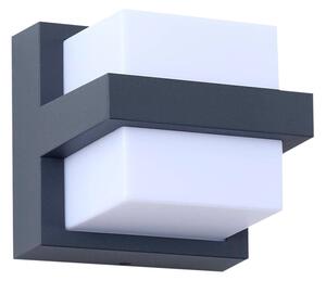 Lindby - Fyra Square LED Smart Venkovní Nástěnné svítidlo Grey