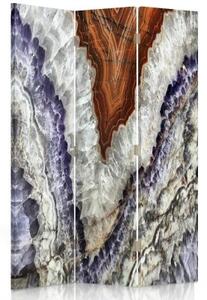 Ozdobný paraván Kameny - 110x170 cm, třídílný, klasický paraván