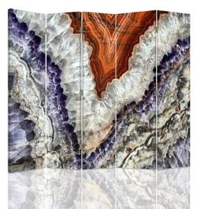 Ozdobný paraván Kameny - 180x170 cm, pětidílný, klasický paraván