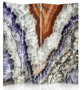 Ozdobný paraván Kameny - 145x170 cm, čtyřdílný, klasický paraván