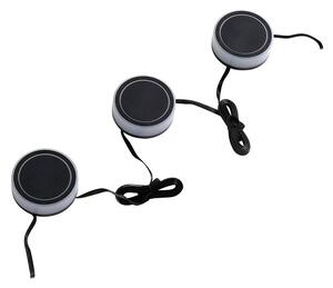 Lindby - Kyren LED Smart Zahradní lampa 3 pcs. Černá/Opál