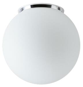 OSMONT STY44987 STYX 2 stropní/nástěnné skleněné svítidlo chrom / bílá IP65 25W E27