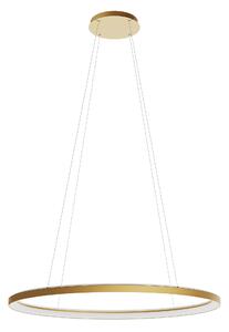 Redo 01-3816 Nobu, oválné zlaté závěsné svítidlo LED 100W 3000/4000K, 100x70cm, tříkrokové stmívání