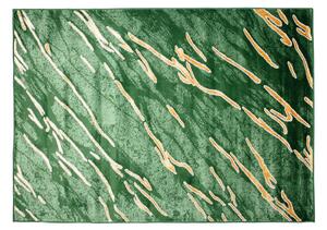 Makro Abra Kusový koberec TURMALIN DY29A Moderní zelený zlatý Rozměr: 140x200 cm