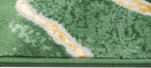 Makro Abra Kusový koberec TURMALIN DY29A Moderní zelený zlatý Rozměr: 140x200 cm