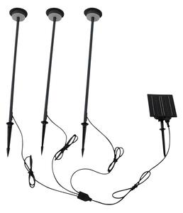 Lindby - Lyris Lampa se solárním článkem w/Zemní hrot 3 pcs. Černá