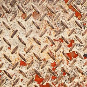 Ozdobný paraván Rezavý plech - 110x170 cm, třídílný, klasický paraván