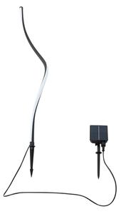 Lindby - Sabriel Curved Lampa se solárním článkem Černá