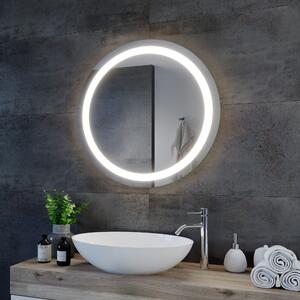 Kulaté zrcadlo do koupelny s LED osvětlením C4