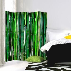 Ozdobný paraván, Bambus - 180x170 cm, pětidílný, klasický paraván