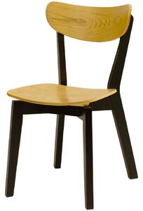 BRADOP Jídelní židle KATEŘINA Z211 - BUK (dubový sedák a opěr) VARIANTA PROVEDENÍ: černá kostra