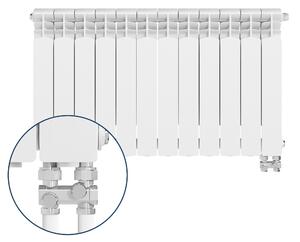 KFA Armatura G500F pokojový radiátor 57.2x96.6 cm podłączenie spodní bílá 789-122-44