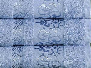 XPOSE® Bambusový ručník CATANIA - nebeská modrá 50x90 cm