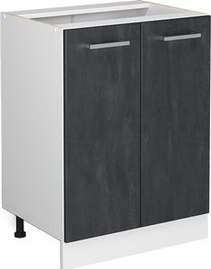 Spodní skříňka kuchyňské linky Vicco R-Line Černý beton 60 cm bez pracovní desky, Model 47503