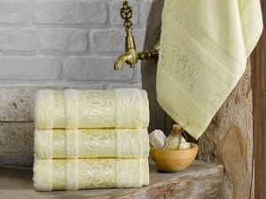XPOSE® Bambusový ručník CATANIA - krémový 50x90 cm