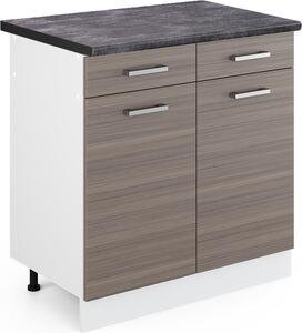 Spodní skříňka kuchyňské linky Vicco R-Line Ušlechtilá šedá 80 cm , PD Antracit, Model 46675