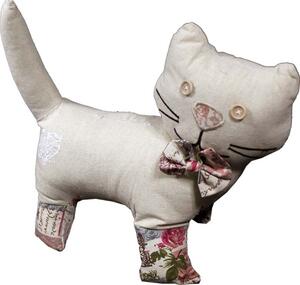 Textilní zarážka kočka 86804