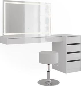 Toaletní stolek Vicco Sherry Bílá 120 cm 4 díly, Model 59574