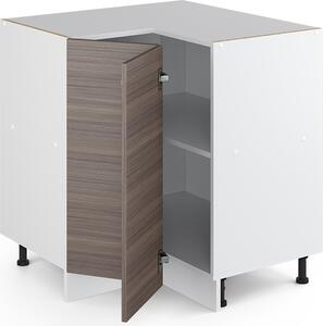 Rohová skříňka Vicco R-Line Ušlechtilá šedá 75.6 cm , PD Dub, Model 45686