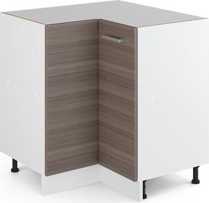 Rohová skříňka Vicco R-Line Ušlechtilá šedá 75.6 cm bez pracovní desky, Model 29730