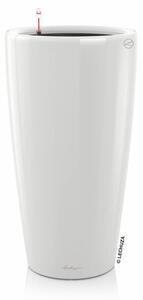 Samozavlažovací květináč Rondo Premium 32 cm, bílá