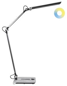LED stolní lampa AQUILA se stmívačem Stříbrná