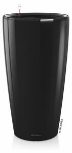 Samozavlažovací květináč Rondo Premium 32 cm, černá