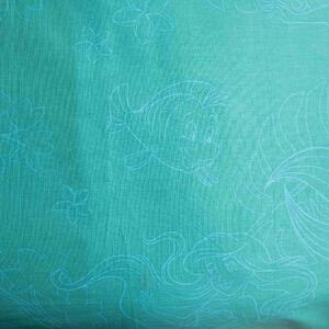 Bavlněné povlečení s motivem mořské víly Ariely "Green 02". Rozměr povlečení je 140x200, 70x90 cm