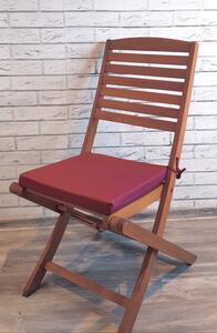 Zahradní podsedák na židli GARDEN color vínová 40x40 cm Mybesthome