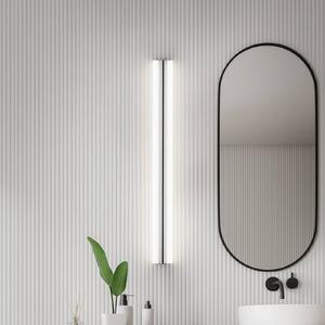 Helestra LED zrcadlová lampa LOOM, délka 90 cm, chrom, IP44, Chrom / stříbro, Koupelna, kov