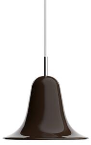 Verpan VERPAN závěsné světlo Pantop, hnědé, Ø 23 cm, kov, E14, stmívatelný, Hnědá / rez, Obývací pokoj / jídelna, kov, Design