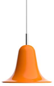Verpan VERPAN závěsné světlo Pantop, oranžové, Ø 23 cm, kov, E14, stmívatelný, Žlutá / oranžová, Obývací pokoj / jídelna, kov, Design