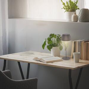 Briloner LED stolní lampa Loca, antracitová, výška 36 cm, kov/plast, stmívatelný, Černá, Obývací pokoj / jídelna, kov, Moderní