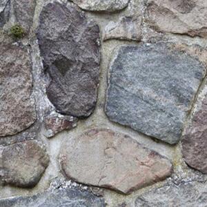Ozdobný paraván, Kamenná zeď - 145x170 cm, čtyřdílný, klasický paraván